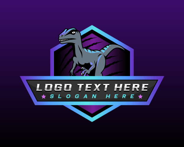 Velociraptor logo example 2