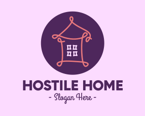 Home Thread Monoline logo design