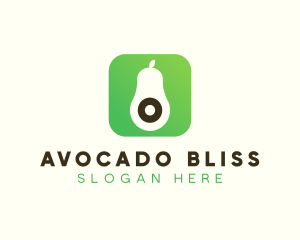 Avocado Nutrition App logo design