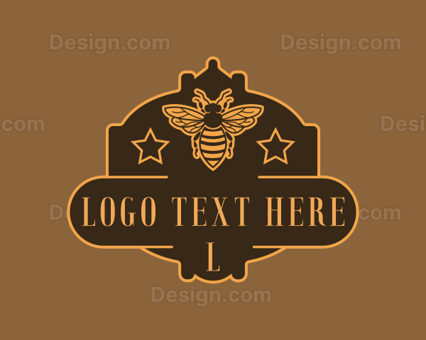 Organic Honey Bee Logo