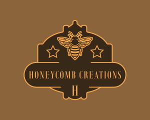 Organic Honey Bee logo design