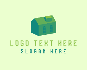 3D Green House logo