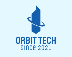 Blue Orbit Tower  logo design