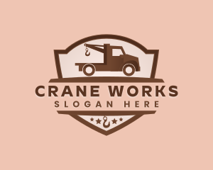 Tow Truck  Crane logo