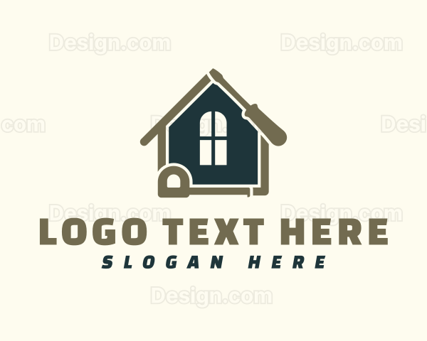 House Construction Renovation Logo