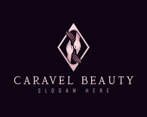 Nature Beauty Hand logo design