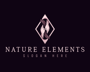 Nature Beauty Hand logo design