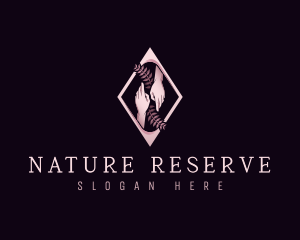 Nature Beauty Hand logo design