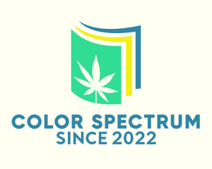 Colorful Marijuana Paper  logo design