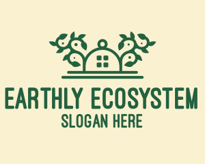 Green Vine Landscape House logo