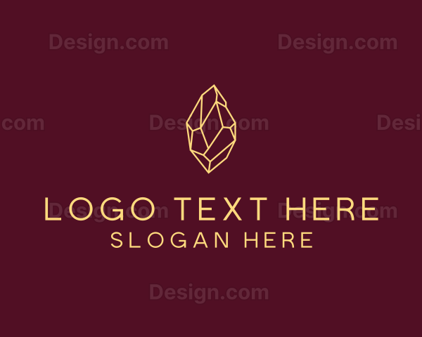 Minimalist Gem Stone Logo