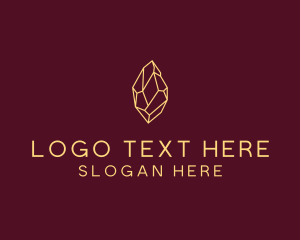 Minimalist Gem Stone  logo