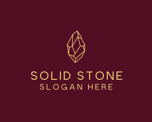 Minimalist Gem Stone  logo design