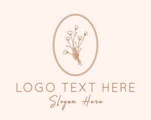 Natural Autumn Flower logo