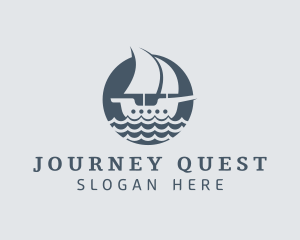 Ocean Galleon Ship  logo
