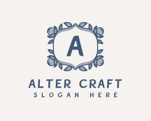 Classic Floral Wreath logo design