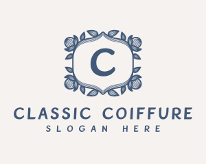 Classic Floral Wreath logo design