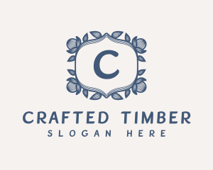 Classic Floral Wreath logo design