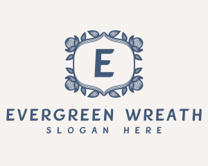 Classic Floral Wreath logo design