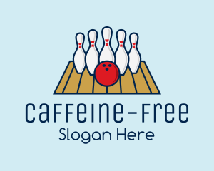 Modern Bowling Game logo design