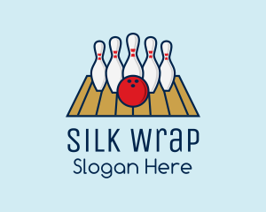 Modern Bowling Game logo design