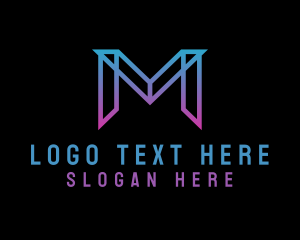 Creative Studio Letter M logo