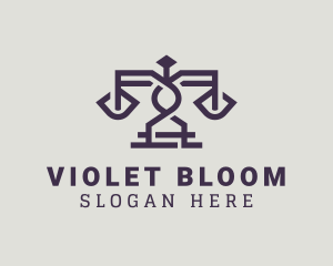 Violet Legal Scale logo