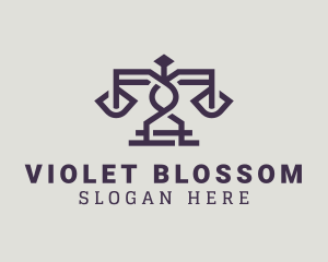 Violet Legal Scale logo