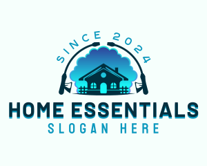 Home Roof Cleaning   logo design