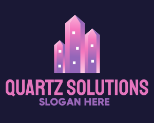 Pink Crystal Buildings logo