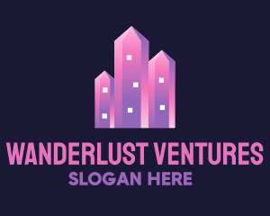 Pink Crystal Buildings logo