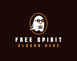 Ghost Coffee Restaurant logo design