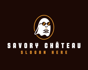 Ghost Coffee Restaurant logo design