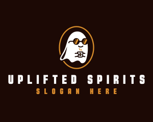 Ghost Coffee Restaurant logo design