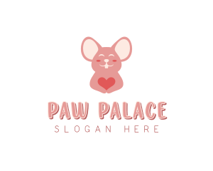 Mouse Pet Shop Heart logo