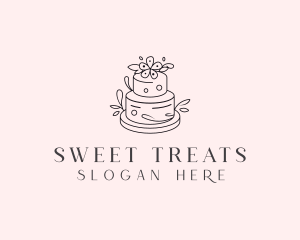 Wedding Cake Dessert logo