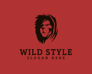 Wild Lion Mane logo design