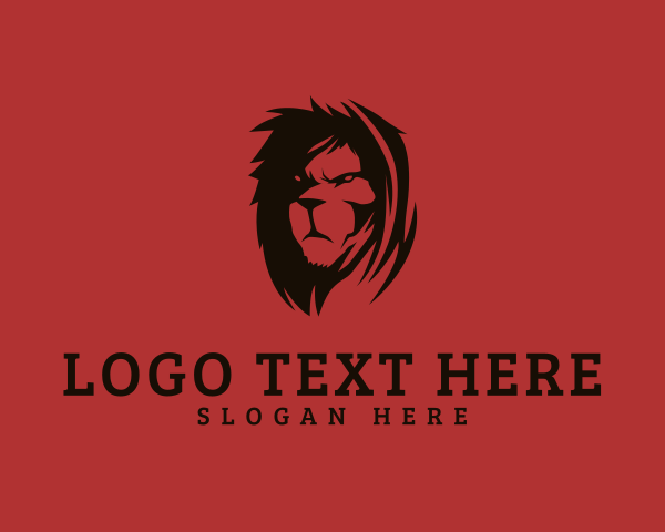 Lion logo example 4