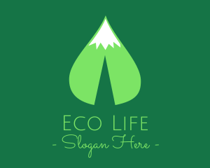 Green Leaf Mountain logo design