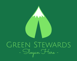 Green Leaf Mountain logo design