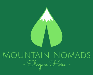 Green Leaf Mountain logo design