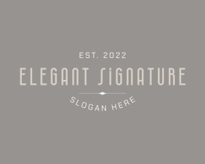 Elegant Classic Jewelry logo design