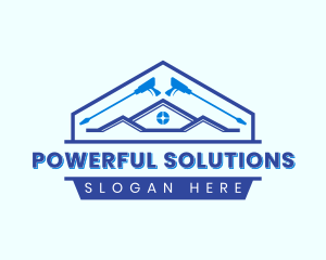 Pressure Washer Sanitation logo design