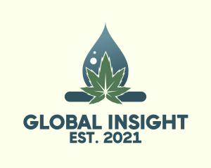 Cannabis Oil Droplet  logo