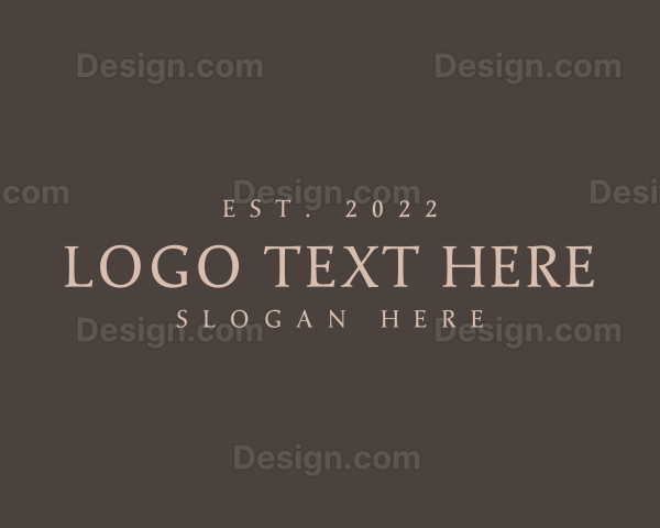 Elegant Minimalist Business Logo