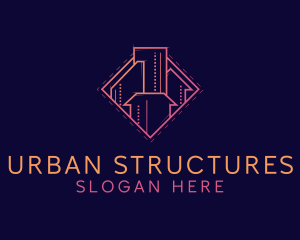 Urban City Diamond logo design