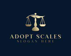 Legal Justice Scale logo design