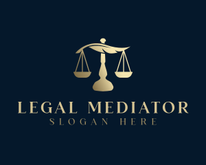 Legal Justice Scale logo design