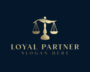 Legal Justice Scale logo design