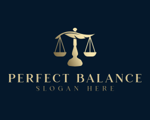 Legal Justice Scale logo design